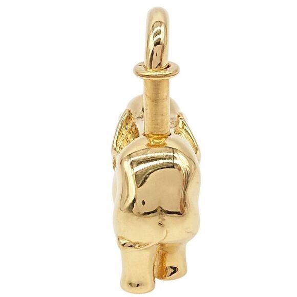 Hermes Cadenas 1997 Limited Edition Elephant Gold Shoulder Bags